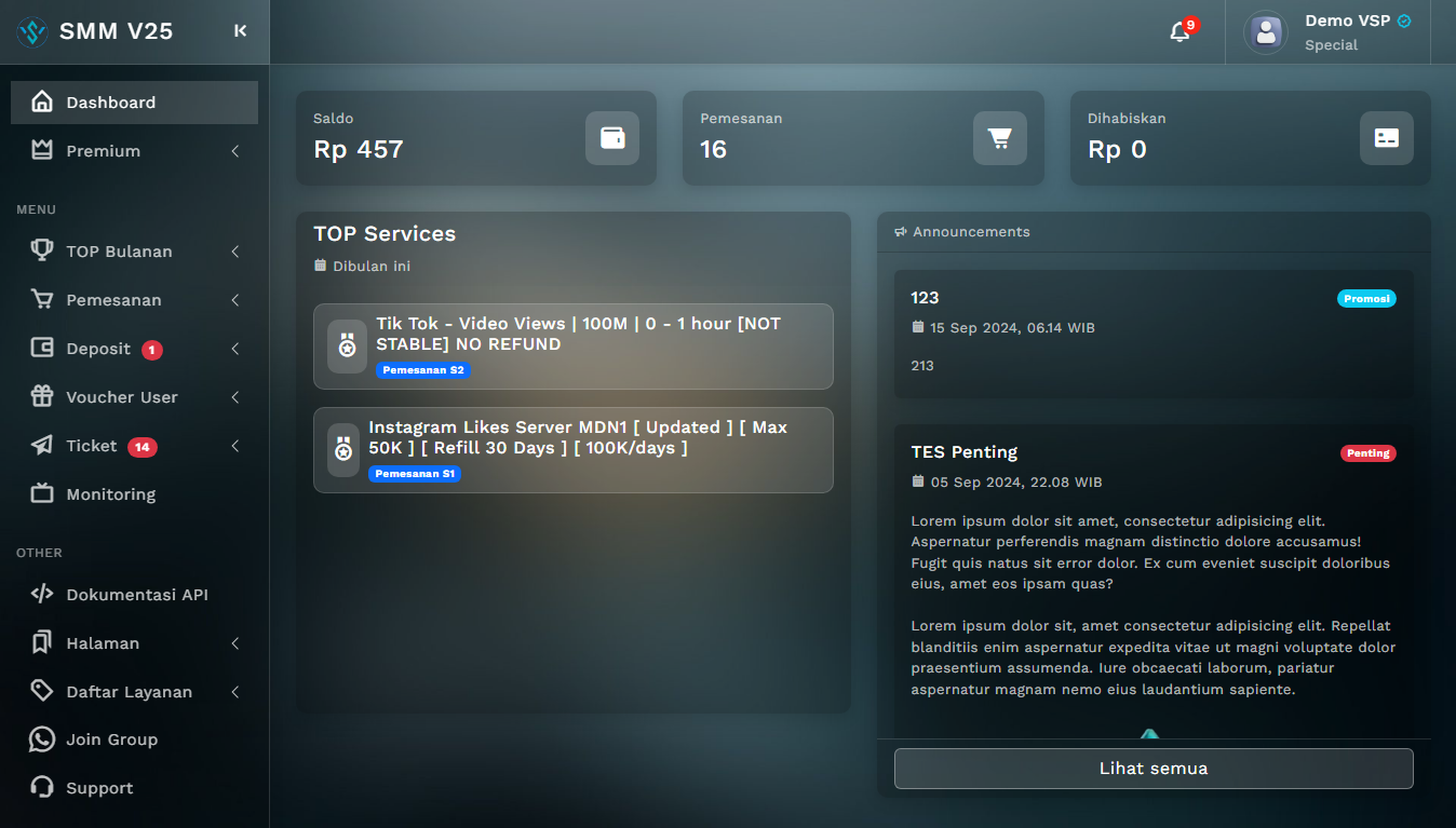 Sosial Media Marketing - SMM Panel