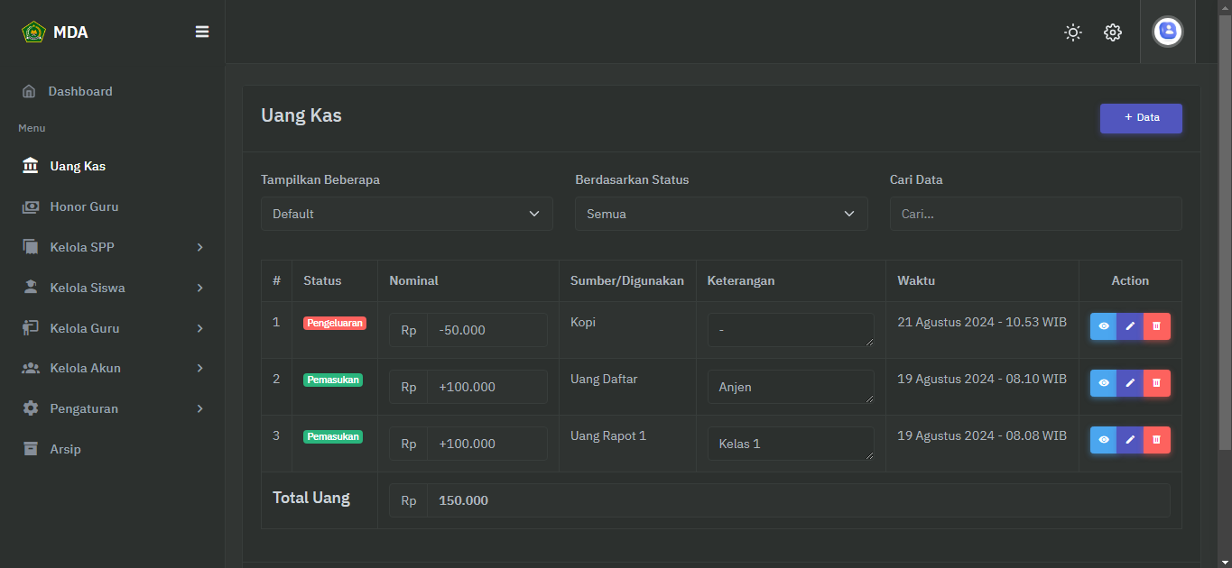 Sistem Informasi Sekolah